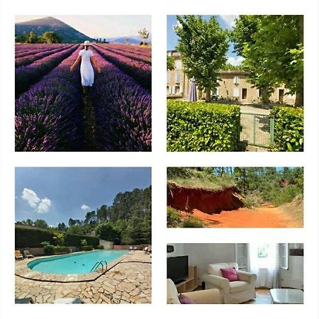 Eblouissant Appartement Au Calme D'Une Residence Avec Piscine Idealement Situe Au Pied Du Colorado Provencal Dans Le Prestigieux Luberon Rustrel Exteriör bild